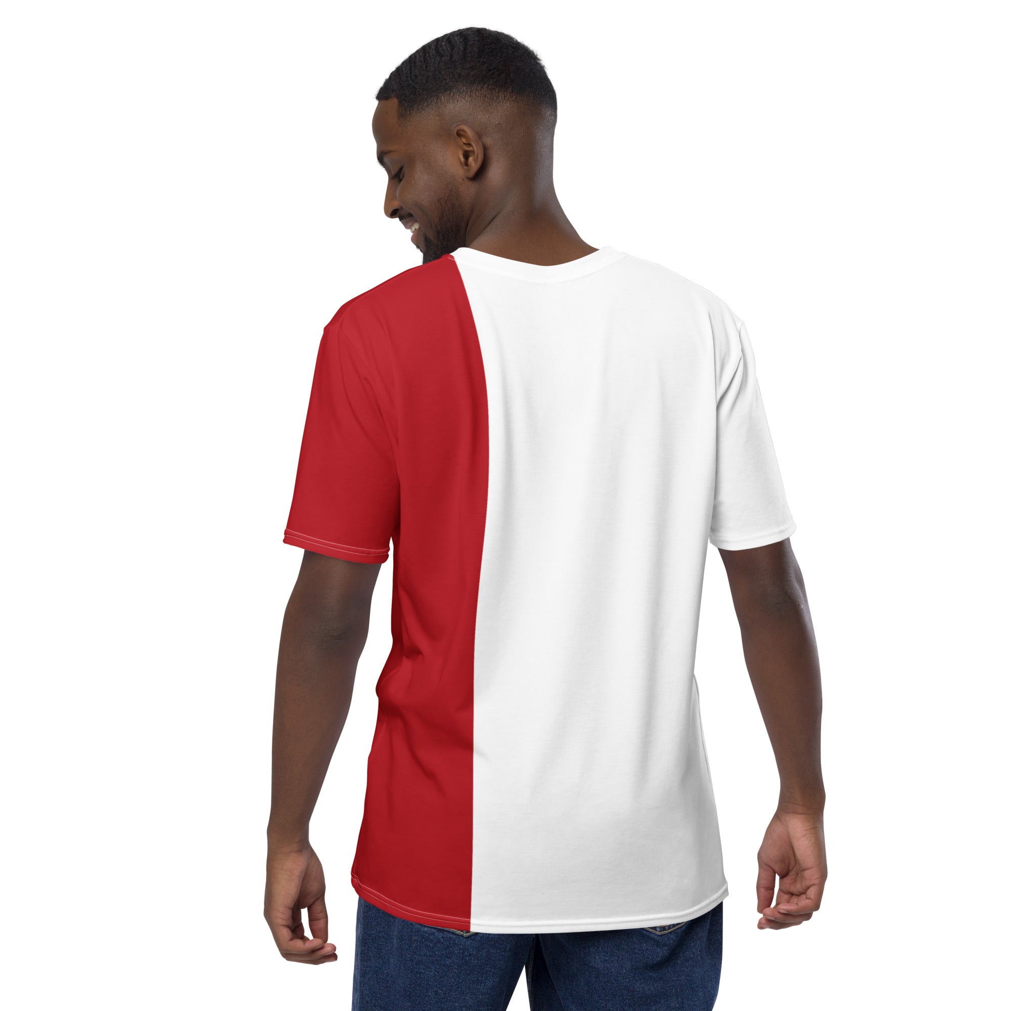 Men's Red/white t-shirt