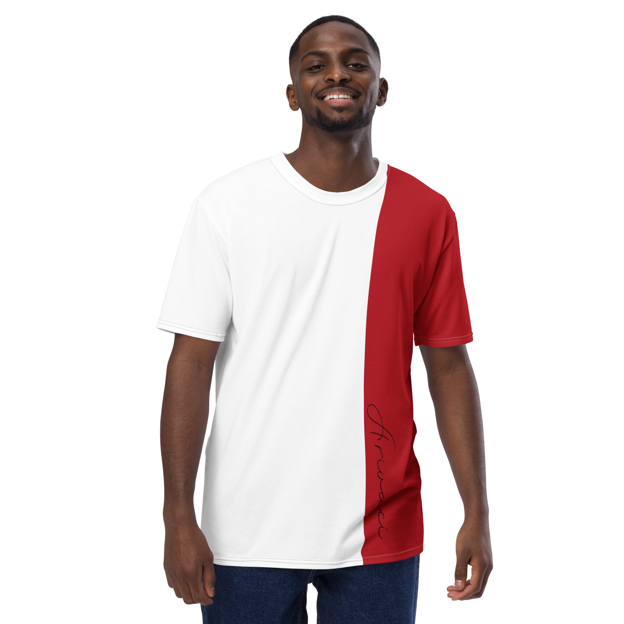 Men's Red/white t-shirt